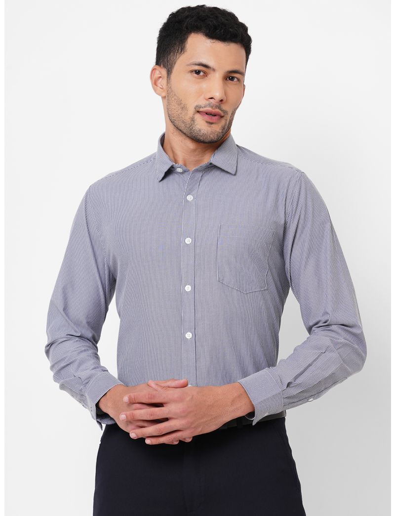Men's Formal Pinstripe Shirt - Back to the Office Collection